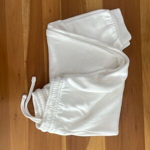Comfy white sweat pants